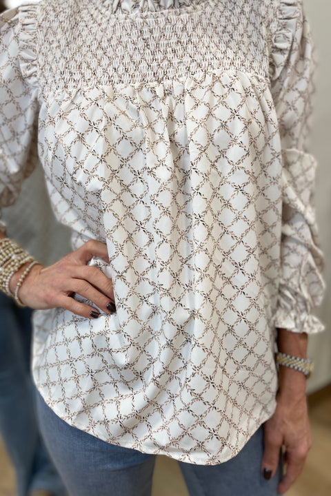 Friday Afternoon Smocked Blouse