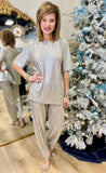 Twilight Glow 2 Piece Pant Set Silver