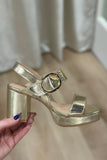 Tivola Platform Sandal Gold