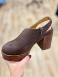Yellow Box Laine Slingback Heel Chocolate
