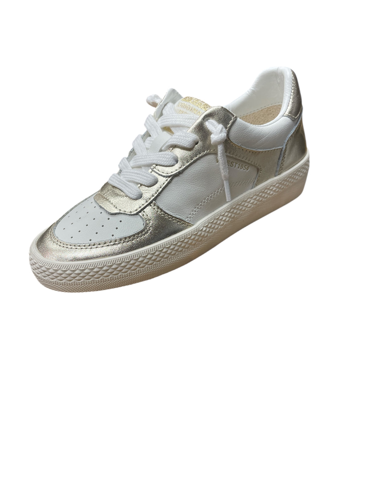 Vintage Havana Fast 11 White Lace Washed Gold Low Top Sneaker