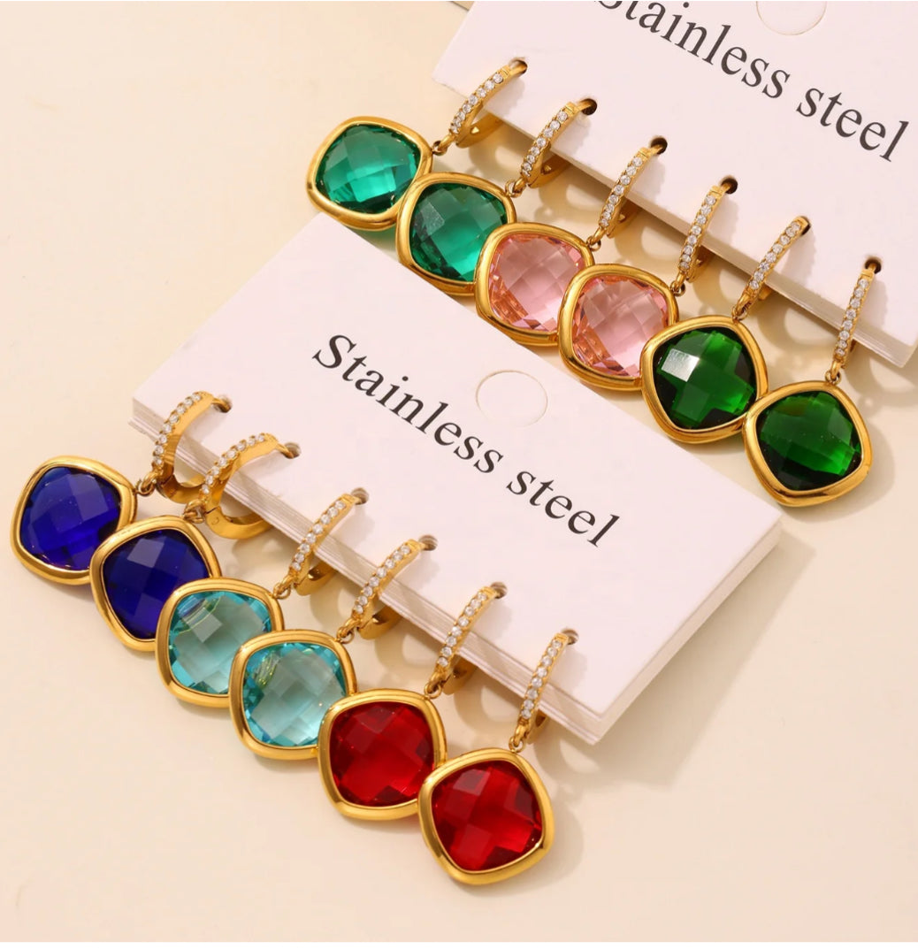 Pendant Square Earring