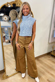 Sky View Cropped Turtleneck Sleeveless