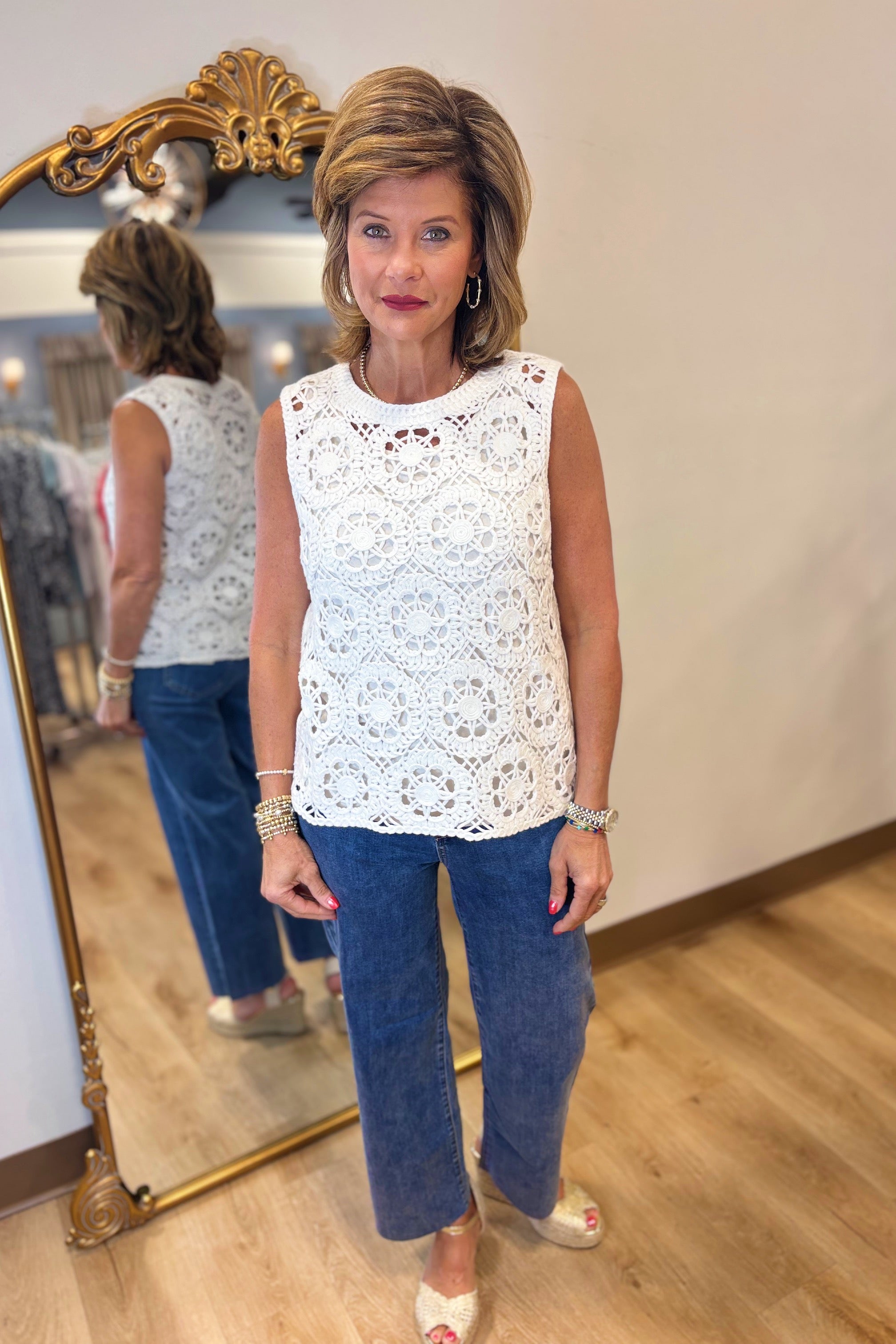Charlie B Reversible Tank Greige