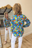 APNY Crossover Top w Tassel Blue