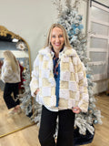 Dylan Checker Jacket Cloud