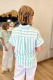 Everyday Stripe Blouse Mint