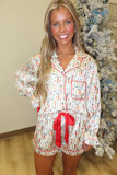 Satin Toy Soldier Pajama Set