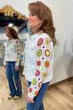 Multiples Grand Bazaar Denim Jacket White