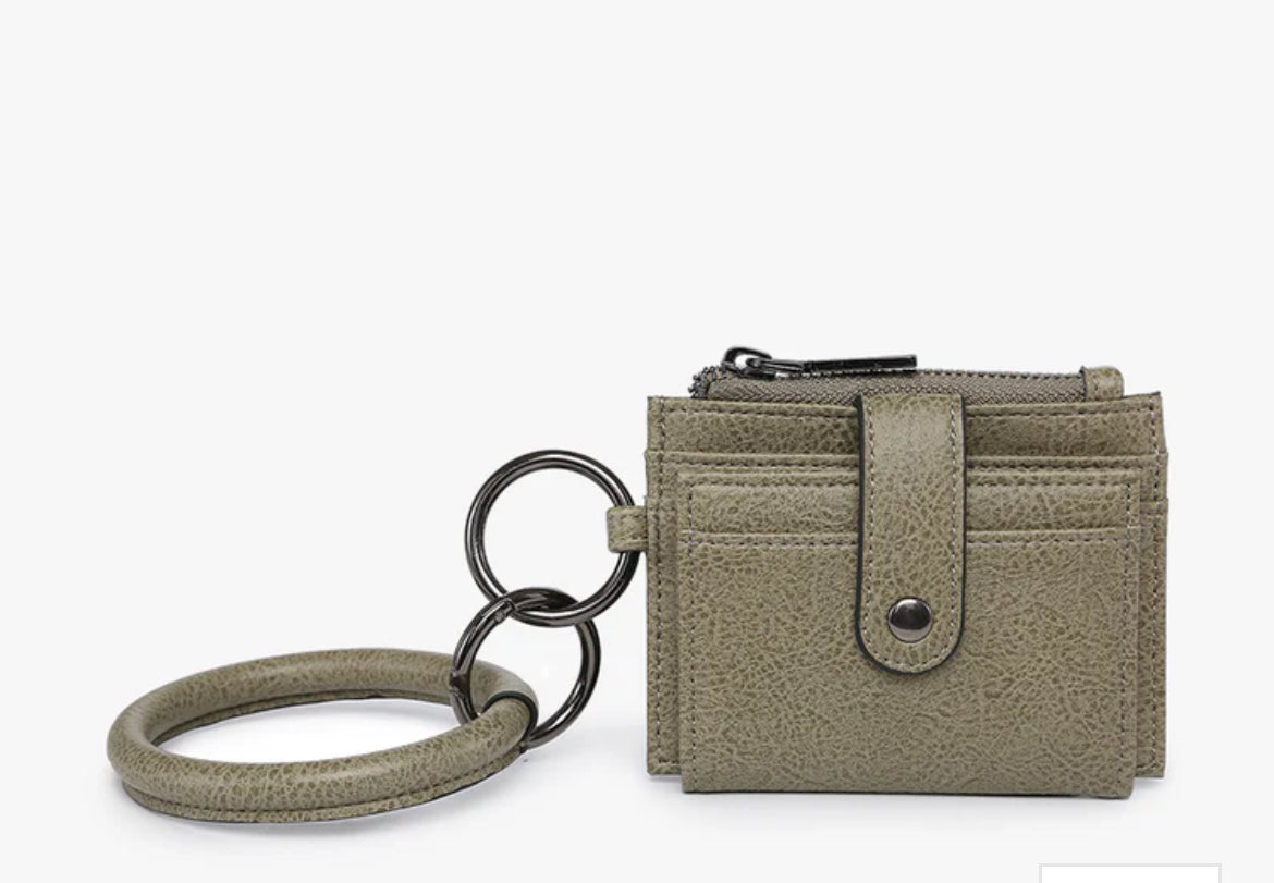 Jen & Co Sammie Wallet w/ Bangle Olive