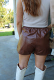 1st Down Shorts Brown