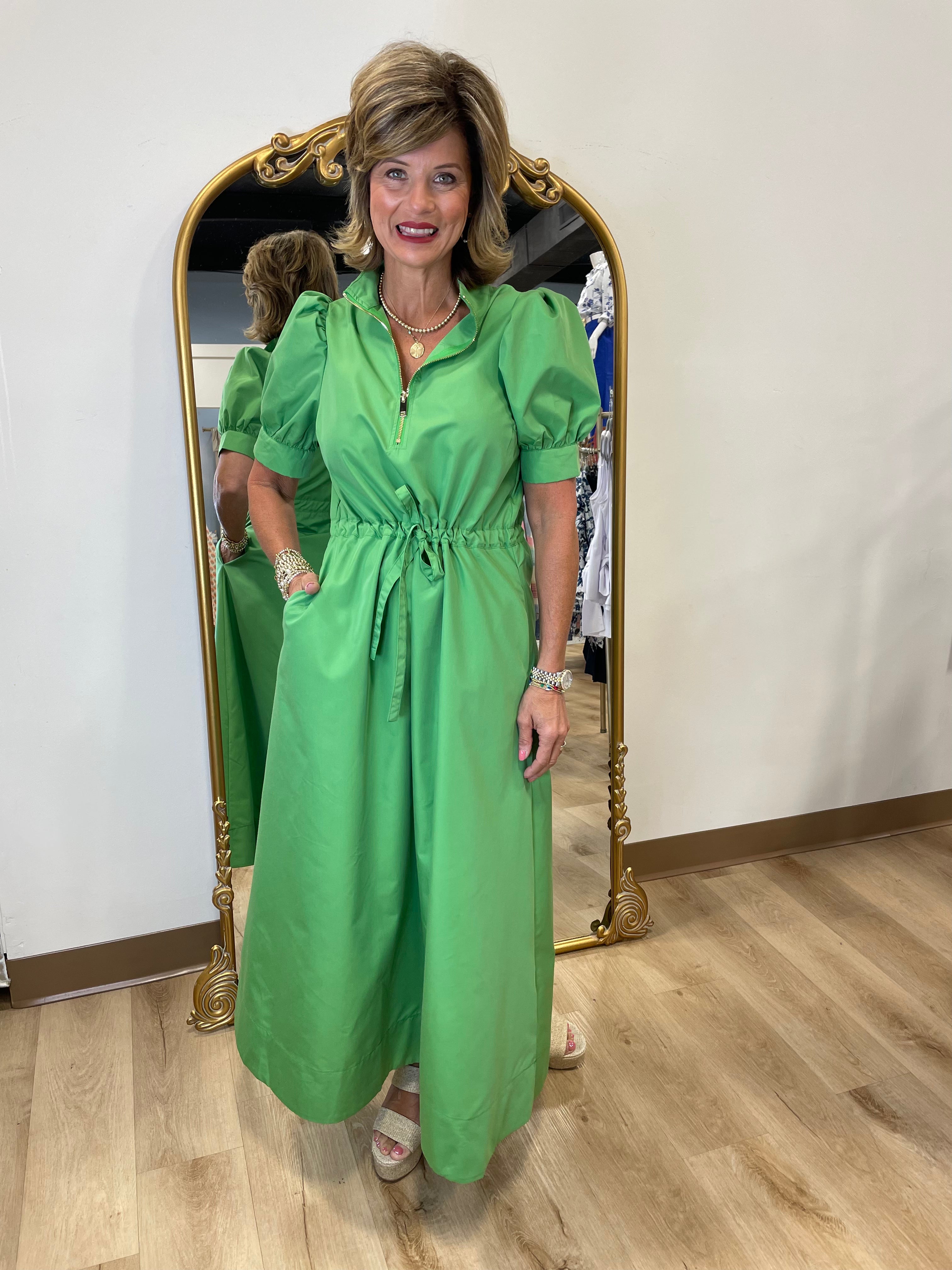 Evergreen Shade Dress
