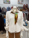Multiples 1 Pocket Hi Lo Top Winter White