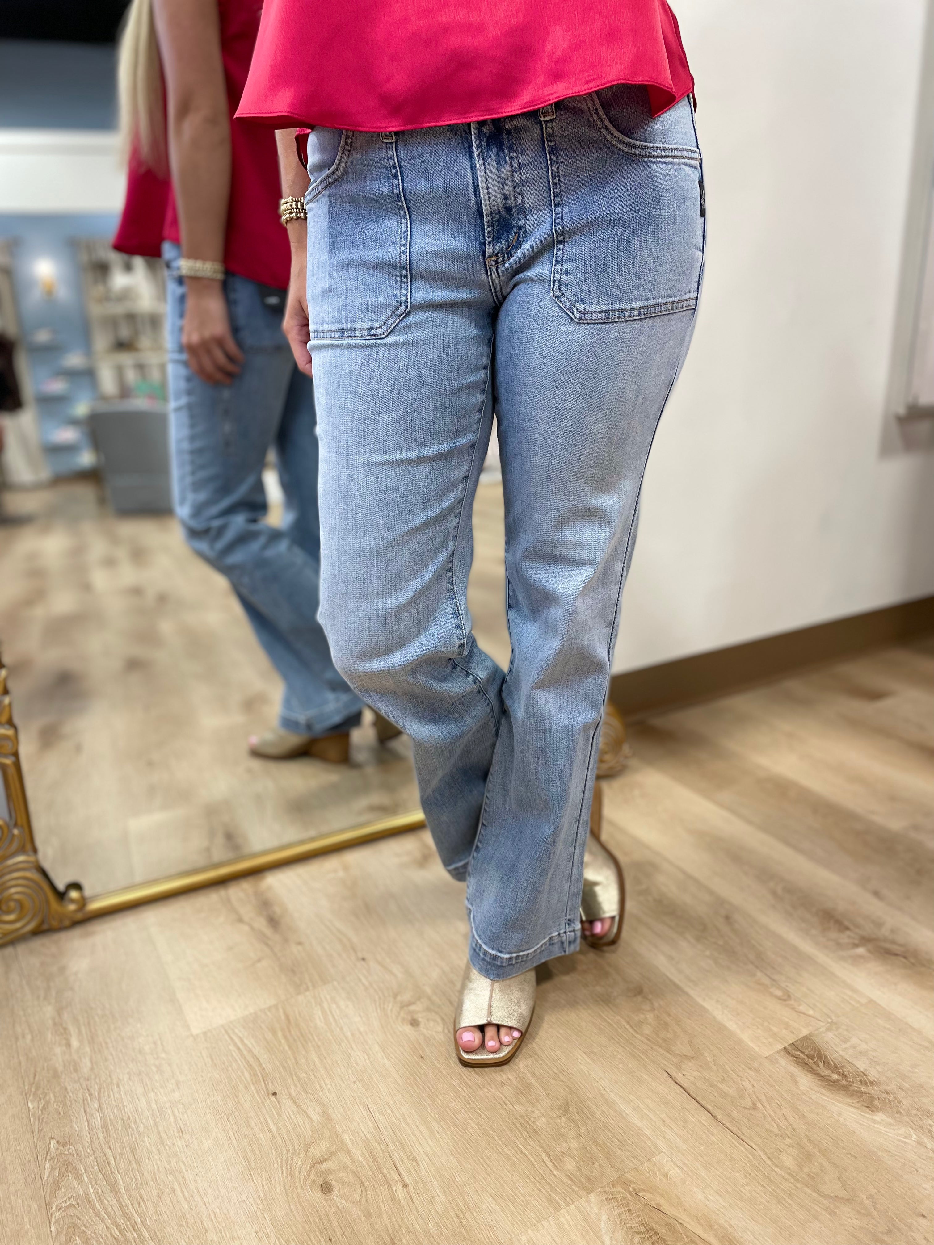 Silver Suki Trousers Indigo