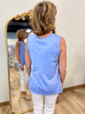 Tempo Paris Sleeveless Top Denim