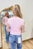 Adore You Sweater Vest Pink