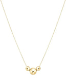 E Newton 16" Necklace Gold Purpose Gold