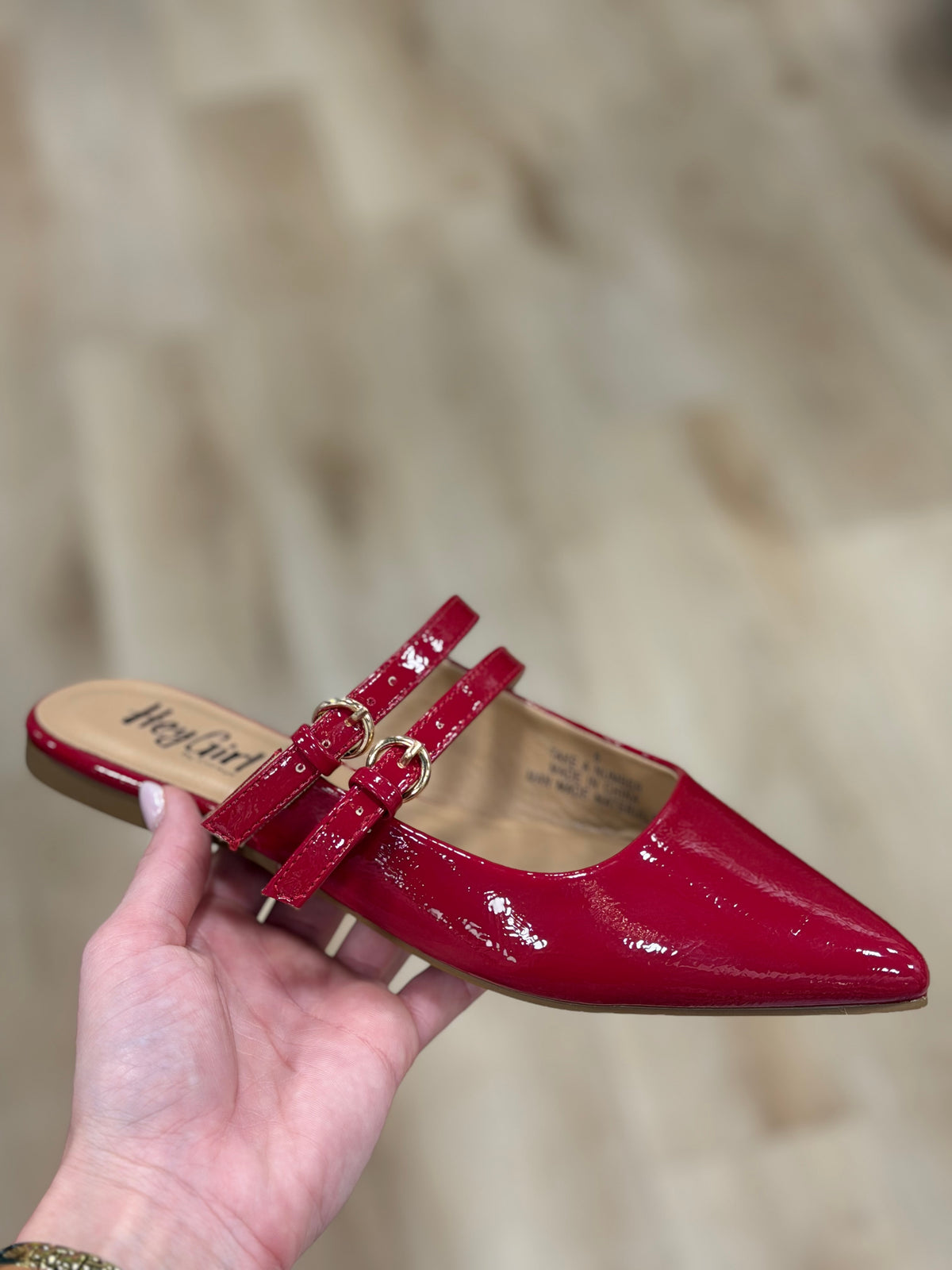 Corkys Take a Number Red Patent