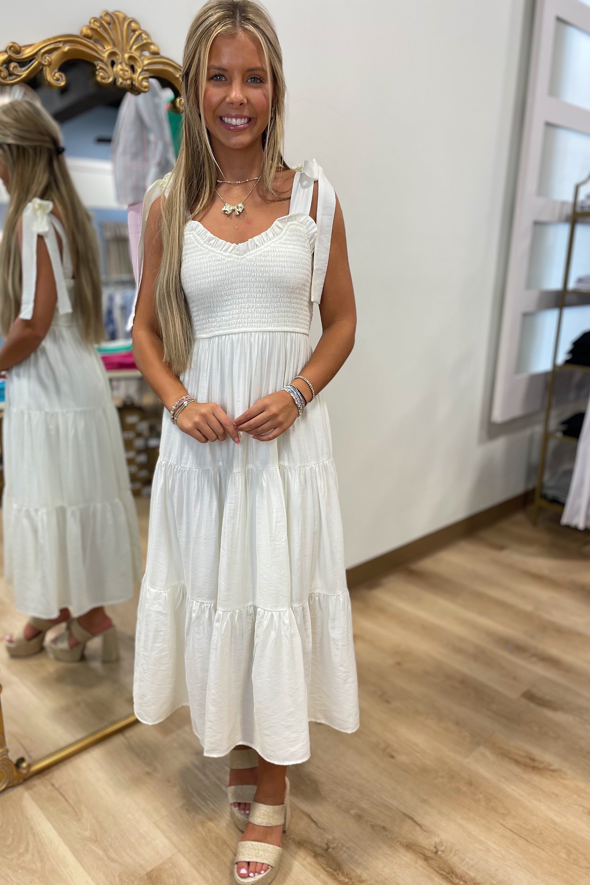 Summer Day Dress Cream