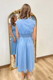 Stella Front Zip Dress Denim