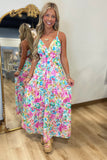 Aegean Garden Maxi Dress Multi