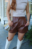 1st Down Shorts Brown