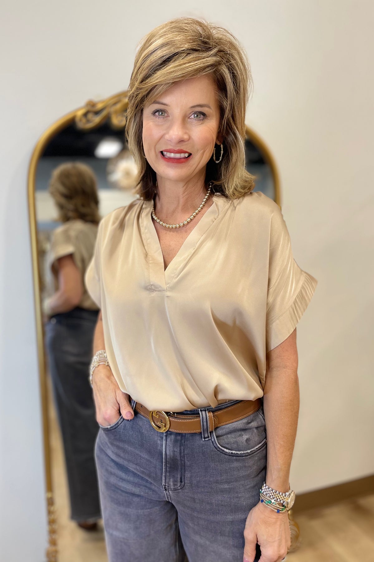 Fall Fave V Neck Top Coco