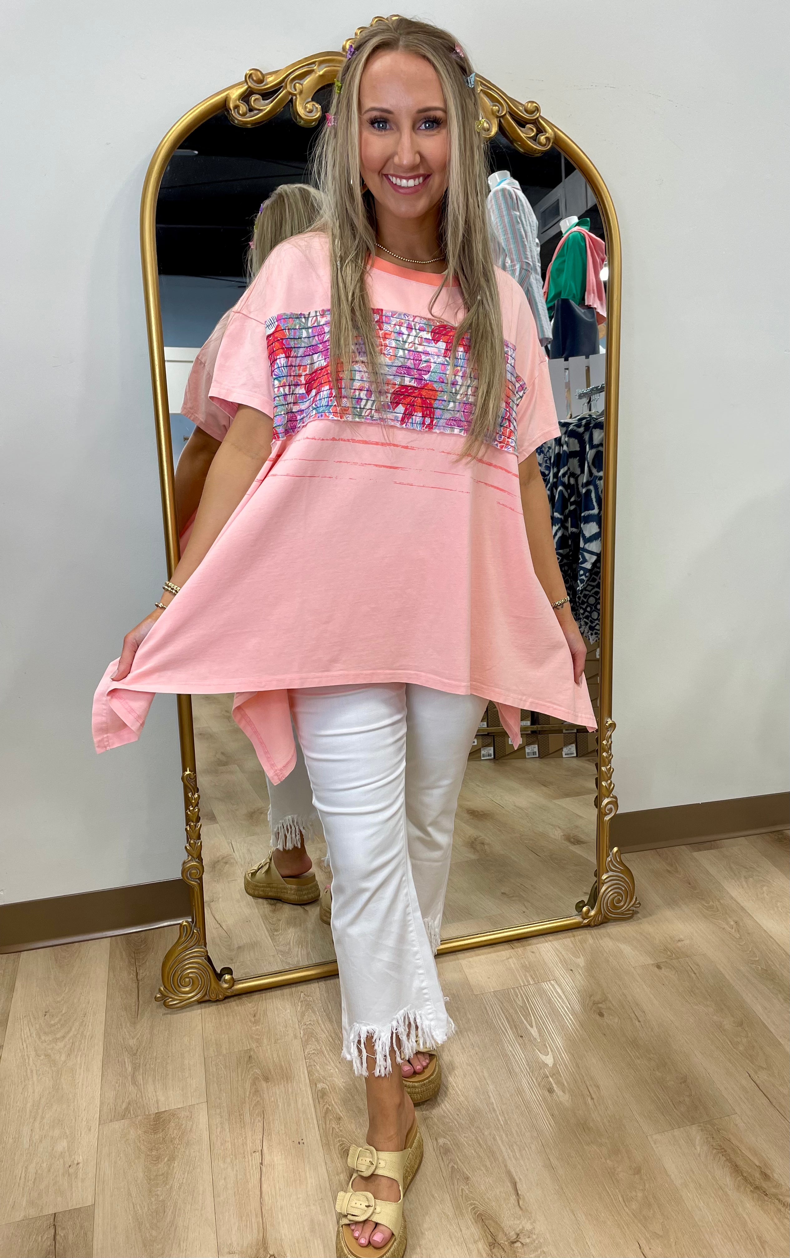 Hawaiian Getaway Top Coral