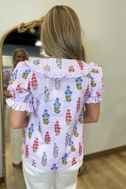 Bloomline Blouse Lilac