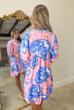 Umgee It's Blooming Dress Pink