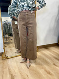 Charlie B Patch Pocket Flare Pant Truffle