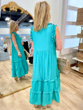 Plus Umgee Chrissy Sleeveless Maxi Dress Jade