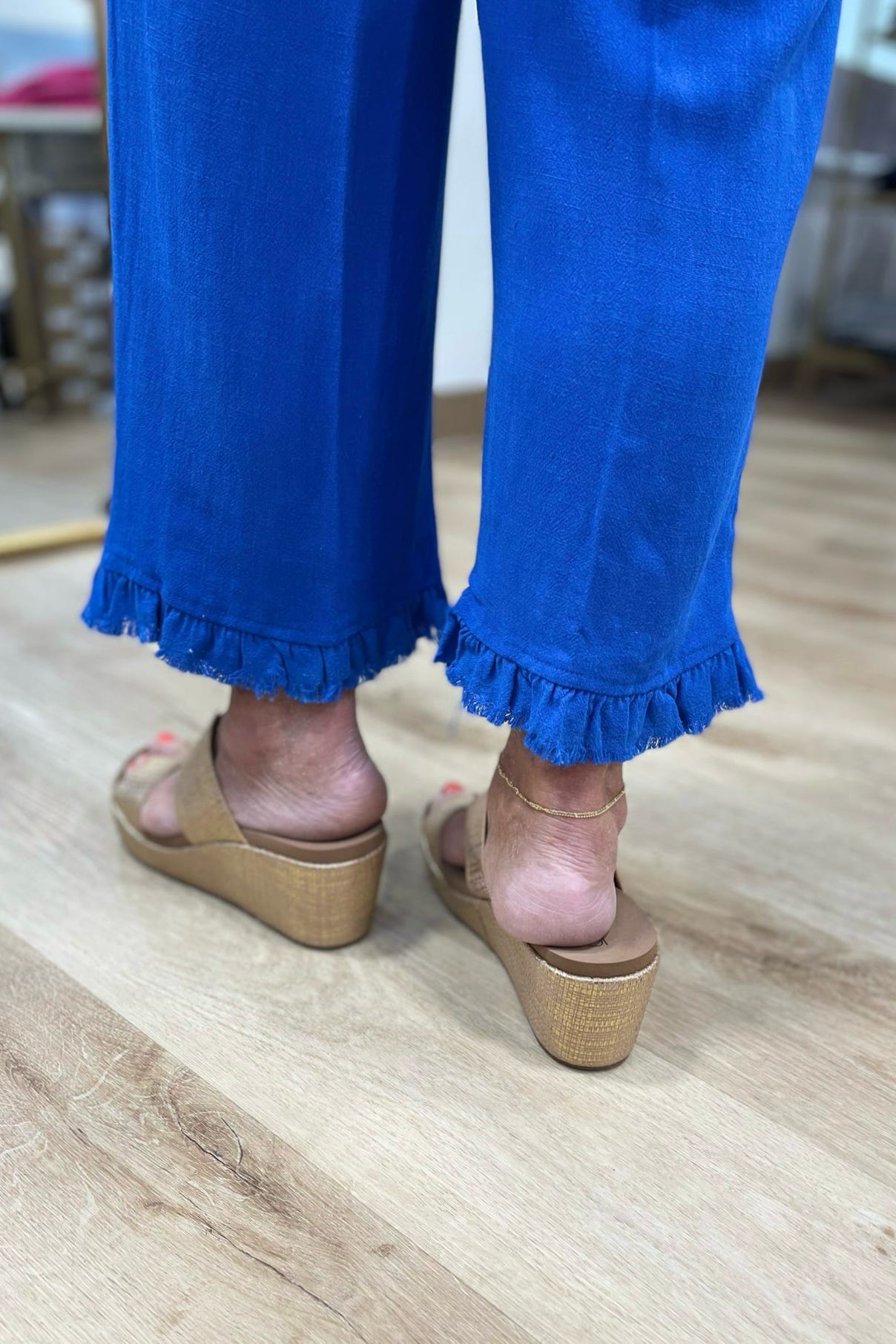 Multiples Crop Pant Royal