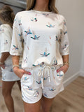 Morning Flight 2 Piece Short Set