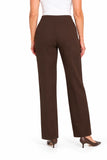 Multiples Straight Leg Ankle Pant Brown