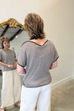 Renuar Sleeveless Knit Sweater Brown/Tan
