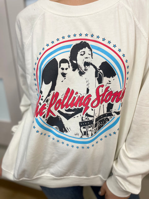 The Rolling Stones Live Sweatshirt White