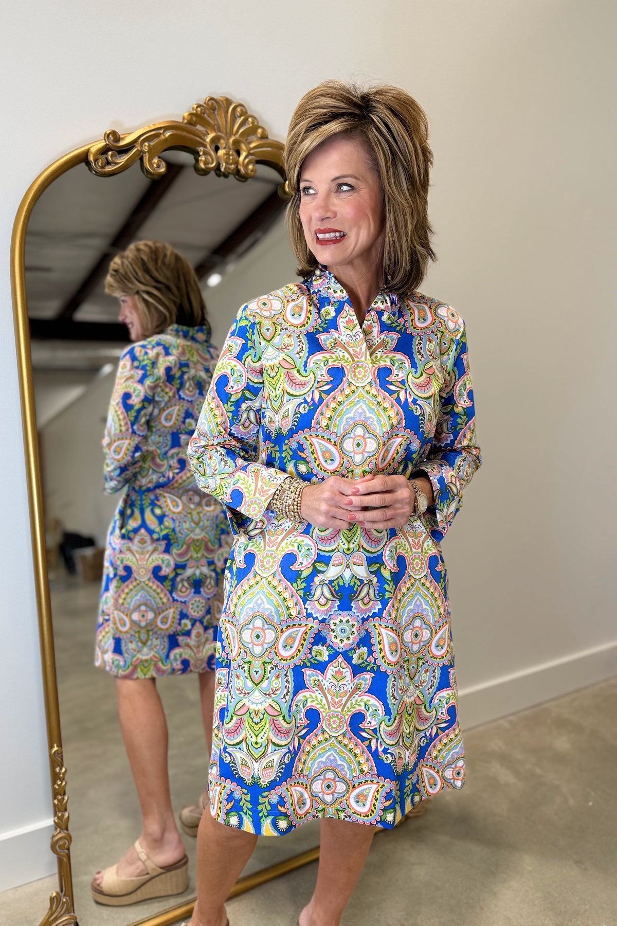 Foxcroft Tammy Paisley Dress