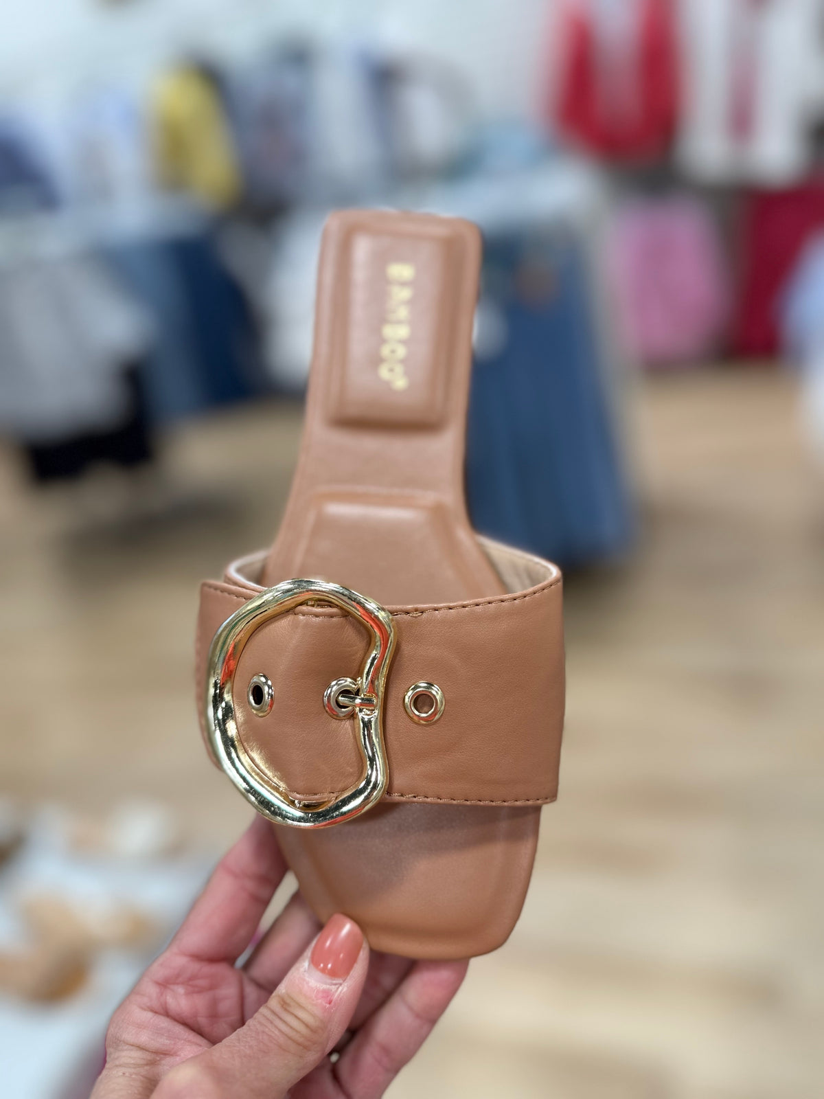 Token Slide Sandal Cider