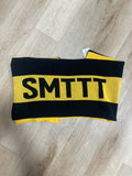 SMTTT Multi Stripe Knit Throw Black/Gold