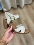 Tom's Majorca Ankle Strap Heel Natural