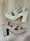 Matisse Alessia Platform Sandal Brown