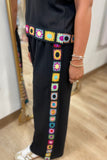 Sunburst Trim 2 Piece Set Black