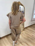 Coffee Date 2 Piece Pant Set Mocha