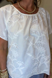 Dylan Talia Top White