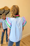 Dreamy Day Top Blue