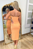 Island Ready Tube Dress Orange