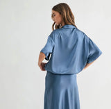 Joh Janine Short Sleeve Top Midnight