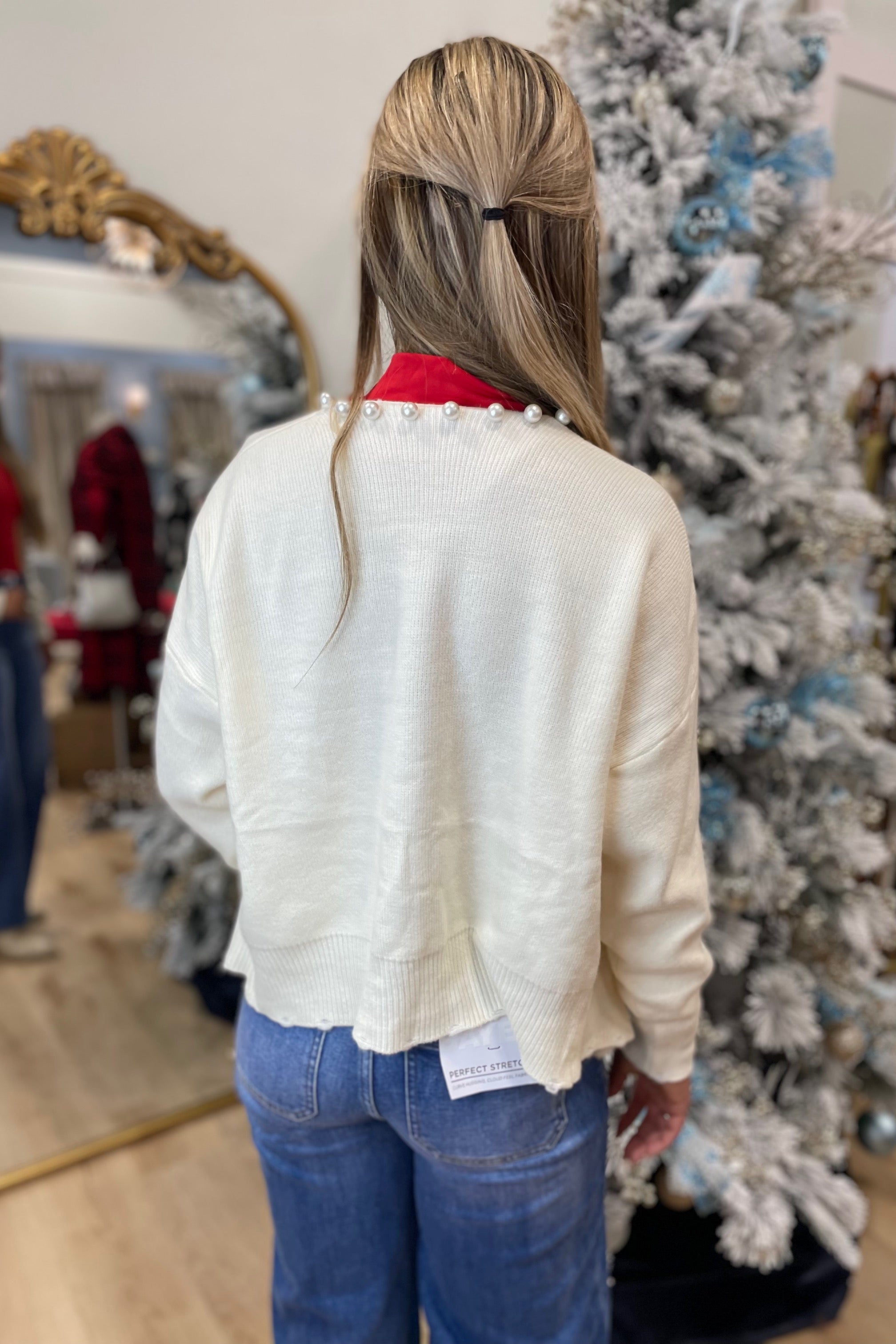 Pearlie Cardigan Cream