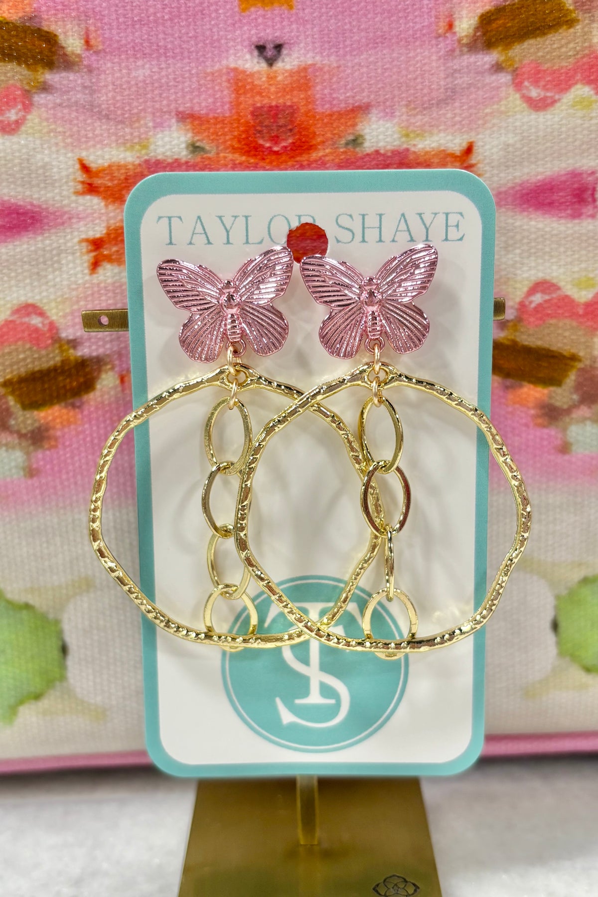 Taylor Shaye Brailey Butterfly Hoops